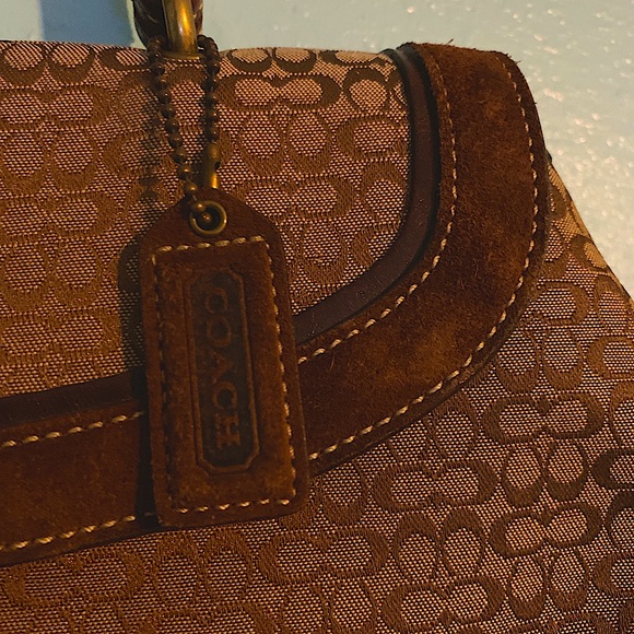 Limited Edition Studded Brown and Tan Baguette - Picture 3 of 4
